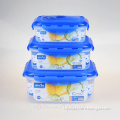 3 in 1 Airtight Microwave Plastic Food Container Storage Box